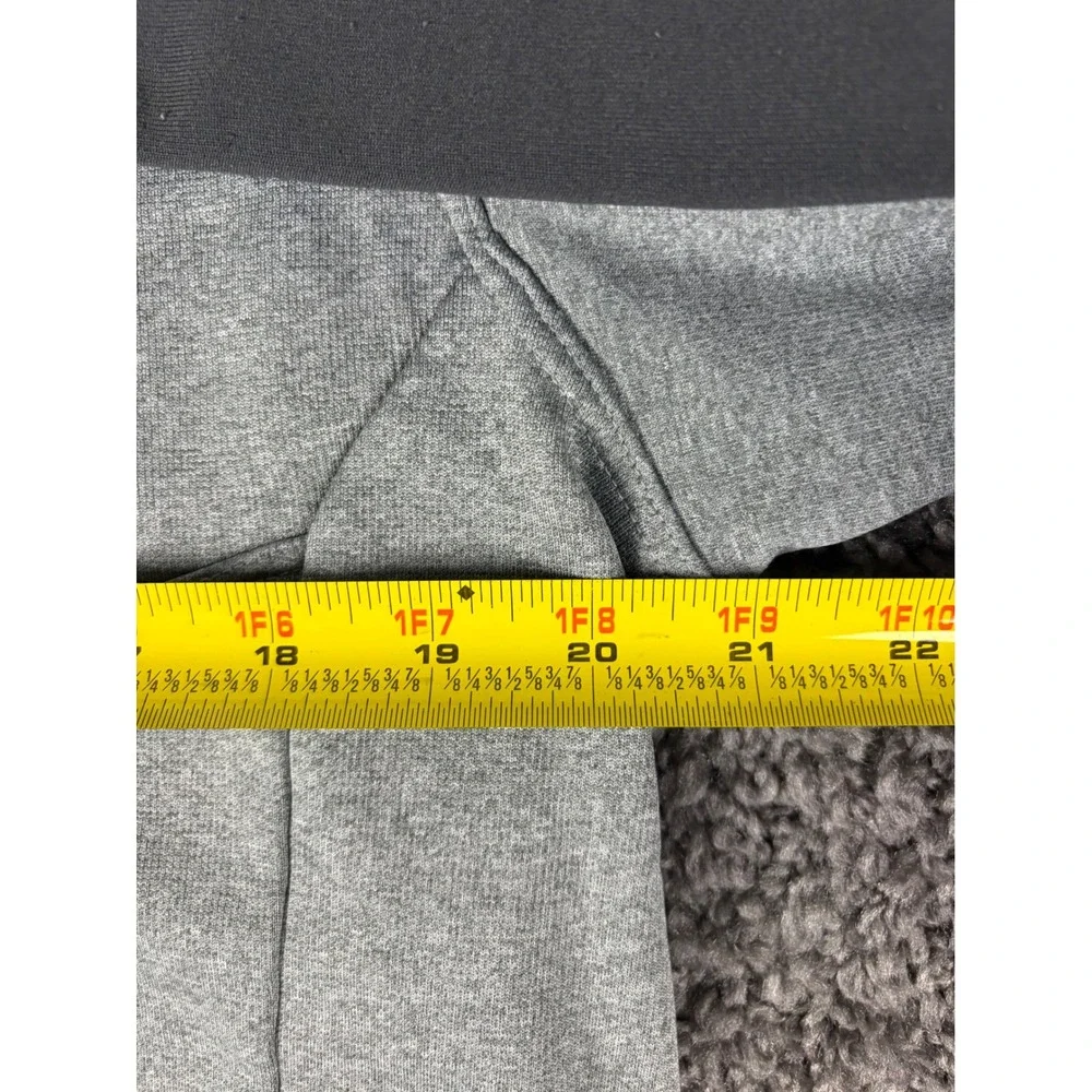 The North Face Mens Gray Quarter Zip Fleece Pullover Jacket Large